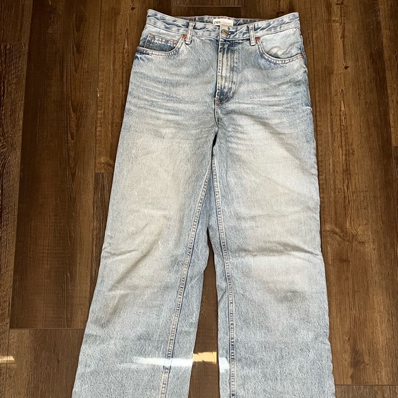 Zara Jeans Zara High Waisted Baggy Jeans Poshmark